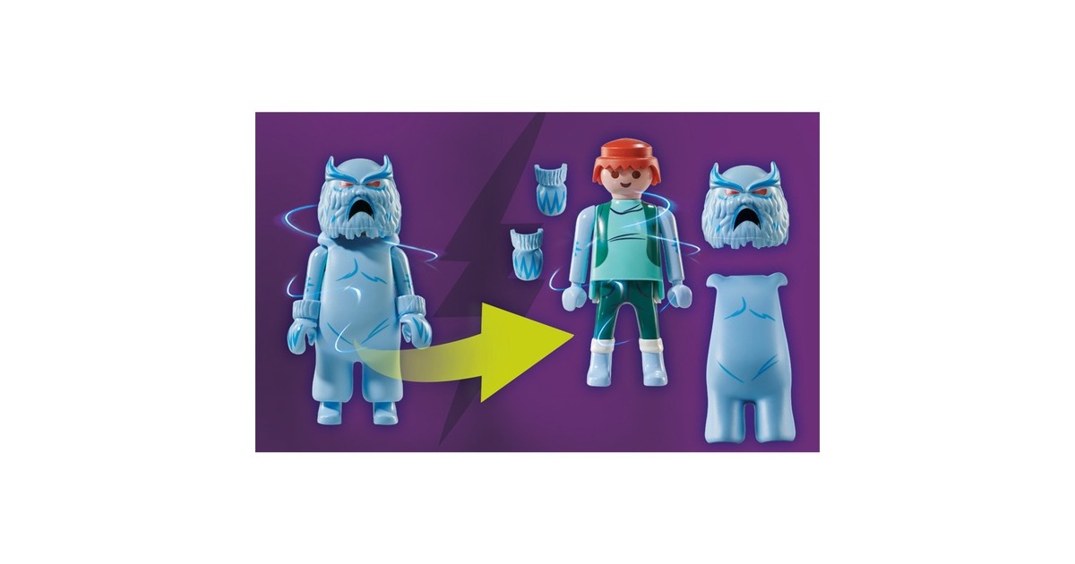 PLAYMOBIL 70706 SCOOBY-DOO! Abenteuer mit Snow Ghost, Konstruktionsspielzeug