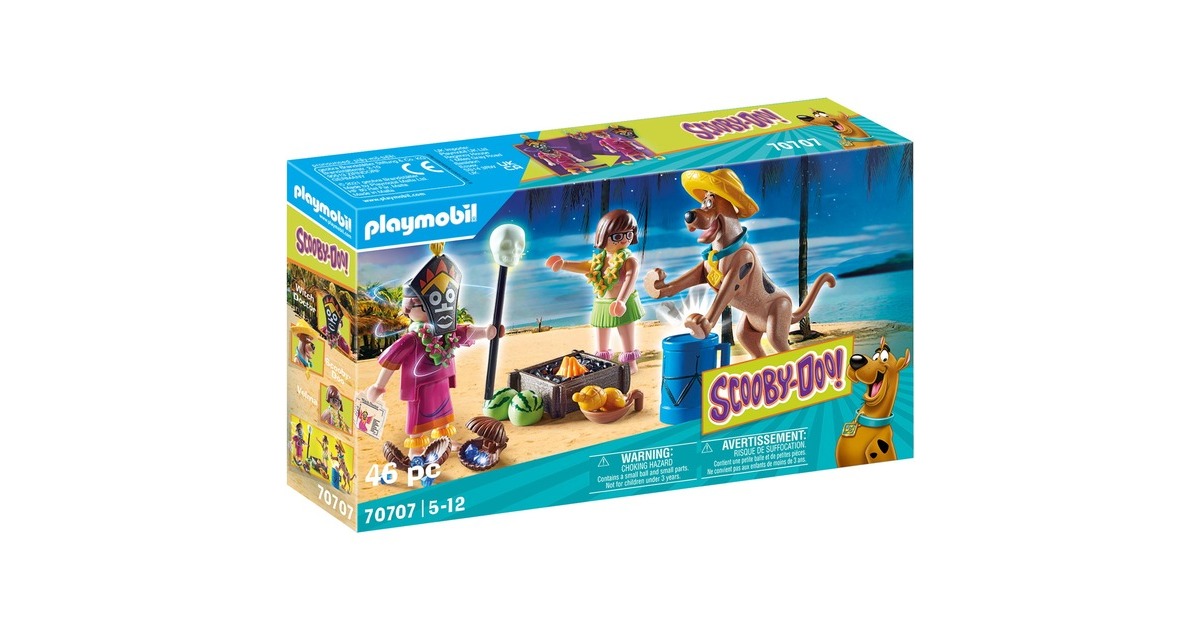 PLAYMOBIL 70707 SCOOBY-DOO! Abenteuer mit Witch Doctor, Konstruktionsspielzeug