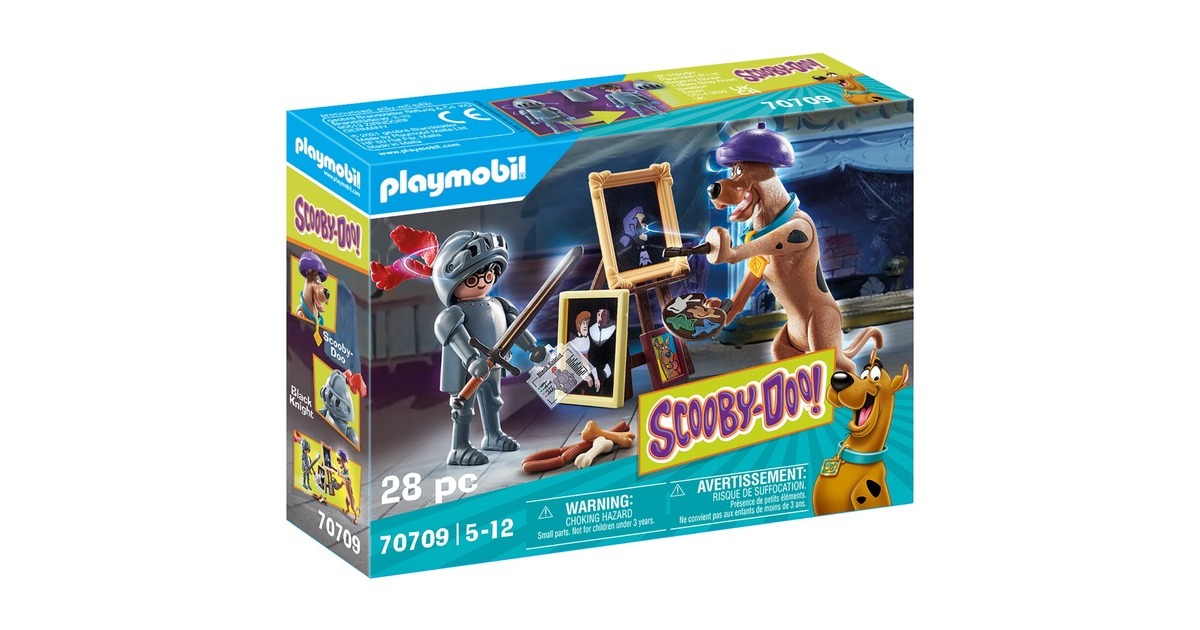 PLAYMOBIL 70709 SCOOBY-DOO! Abenteuer mit Black Knight, Konstruktionsspielzeug