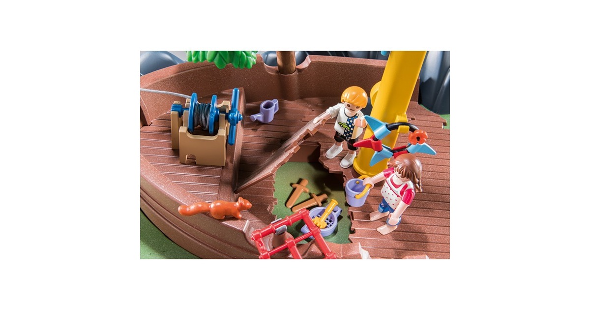 PLAYMOBIL 70741 City Life Abenteuerspielplatz mit Schiffswrack, Konstruktionsspielzeug