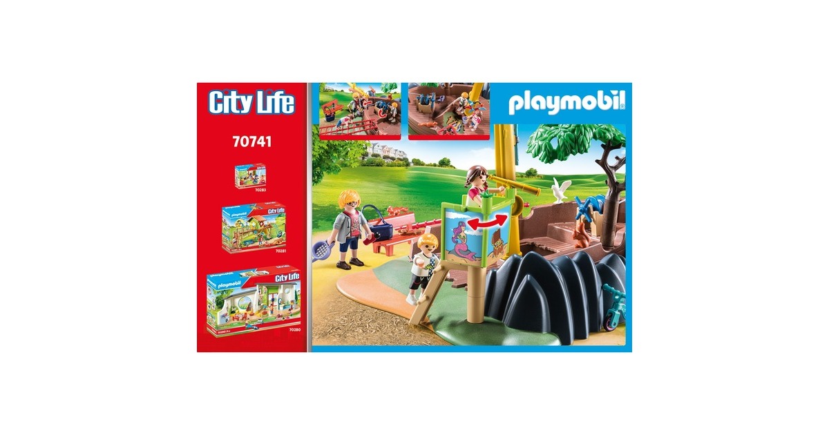 PLAYMOBIL 70741 City Life Abenteuerspielplatz mit Schiffswrack, Konstruktionsspielzeug