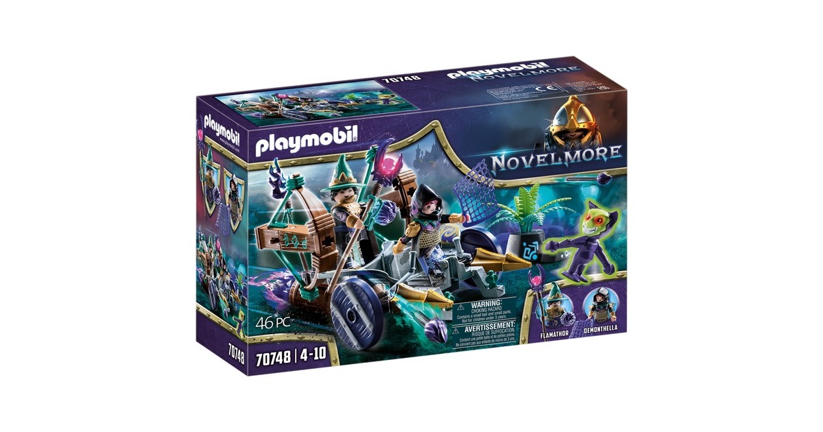 PLAYMOBIL 70748 Novelmore Violet Vale - Dämonen-Fangwagen, Konstruktionsspielzeug