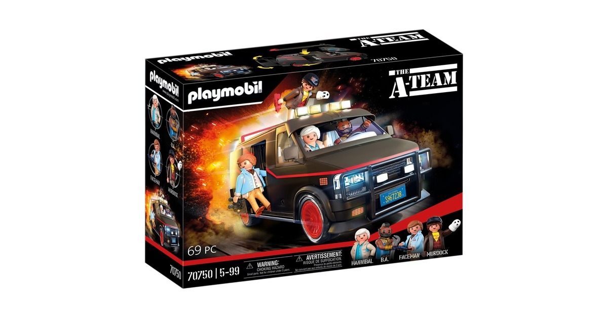 PLAYMOBIL 70750 The A-Team Van, Konstruktionsspielzeug
