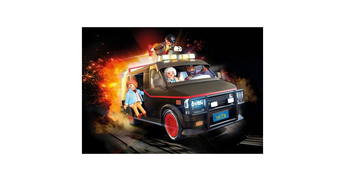 PLAYMOBIL 70750 The A-Team Van, Konstruktionsspielzeug