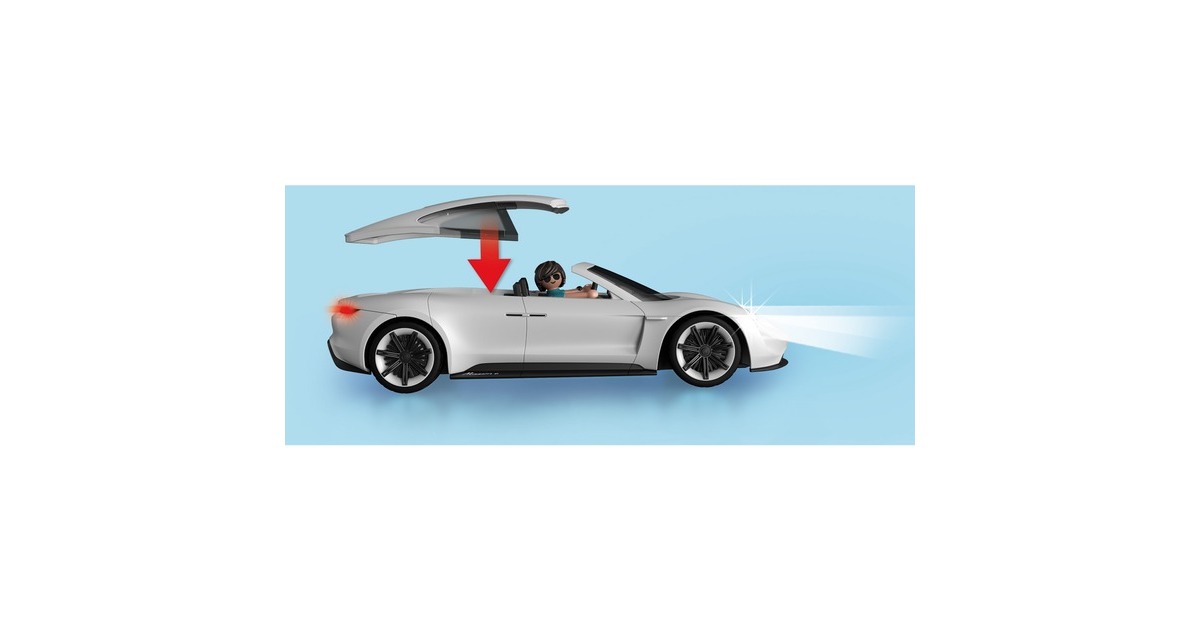 PLAYMOBIL 70765 Porsche Mission E, Konstruktionsspielzeug