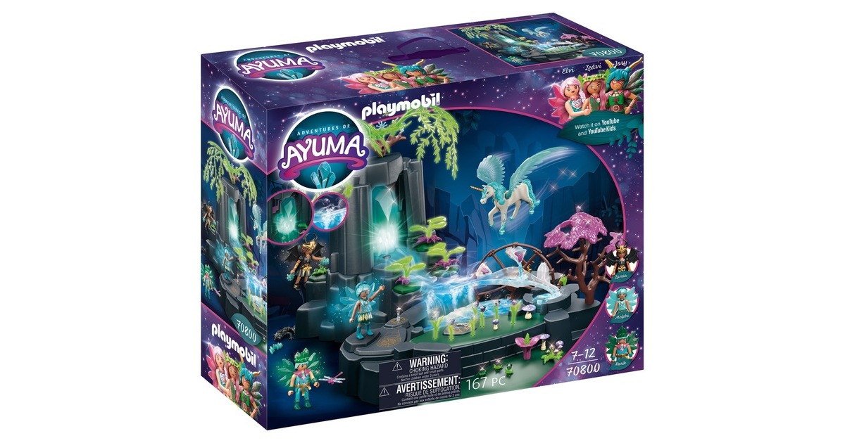 PLAYMOBIL 70800 Ayuma Magische Energiequelle, Konstruktionsspielzeug