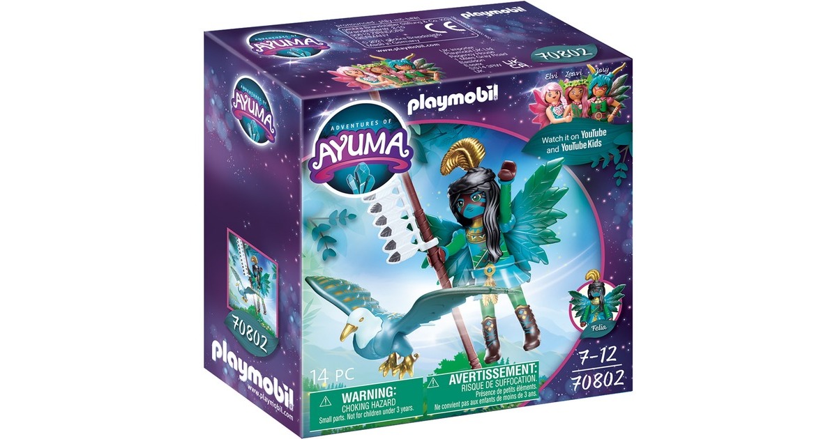PLAYMOBIL 70802 Ayuma Knight Fairy mit Seelentier, Konstruktionsspielzeug