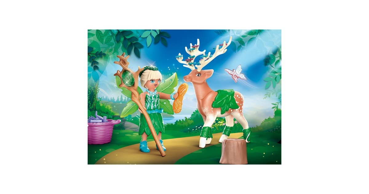 PLAYMOBIL 70806 Ayuma Forest Fairy mit Seelentier, Konstruktionsspielzeug