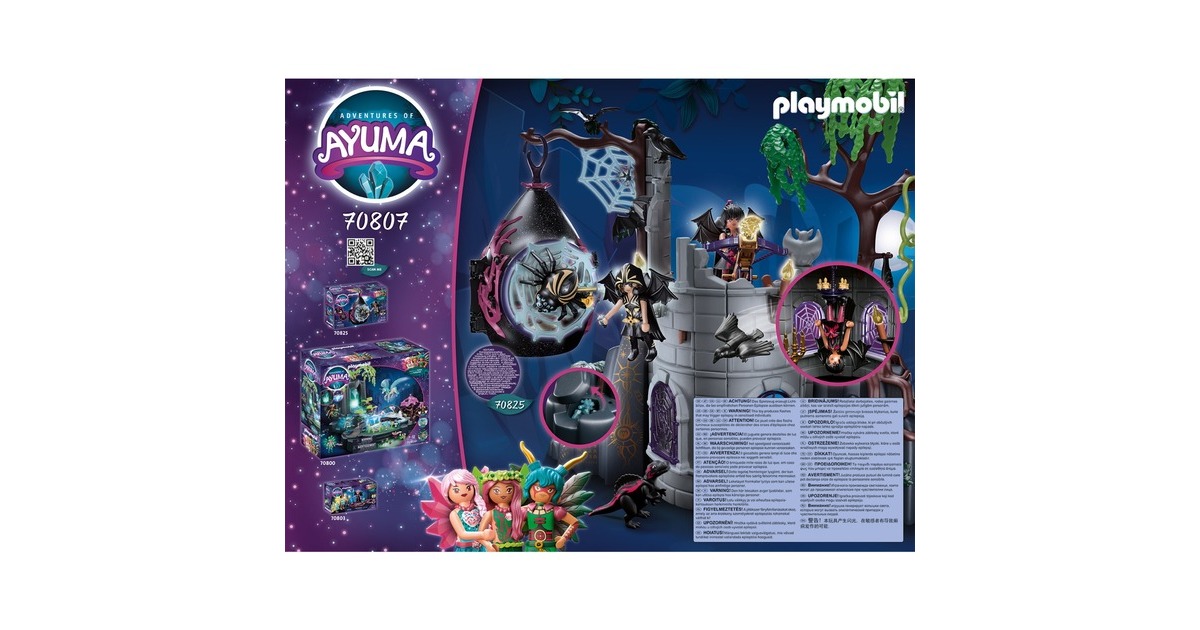 PLAYMOBIL 70807 Ayuma Bat Fairies Ruine, Konstruktionsspielzeug