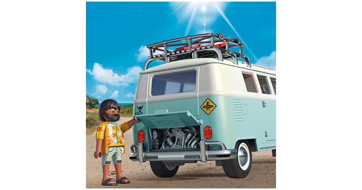 PLAYMOBIL 70826 Famous Cars Volkswagen T1 Camping Bus - Special Edition, Konstruktionsspielzeug