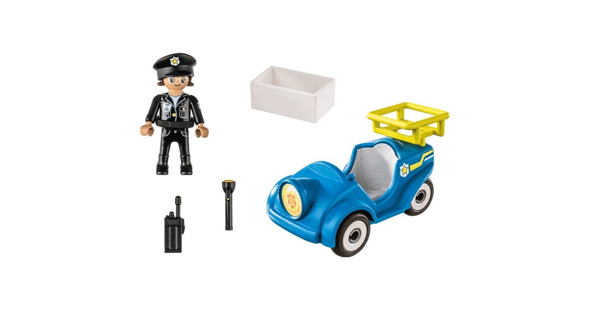 PLAYMOBIL 70829 DUCK ON CALL Mini-Auto Polizei, Konstruktionsspielzeug