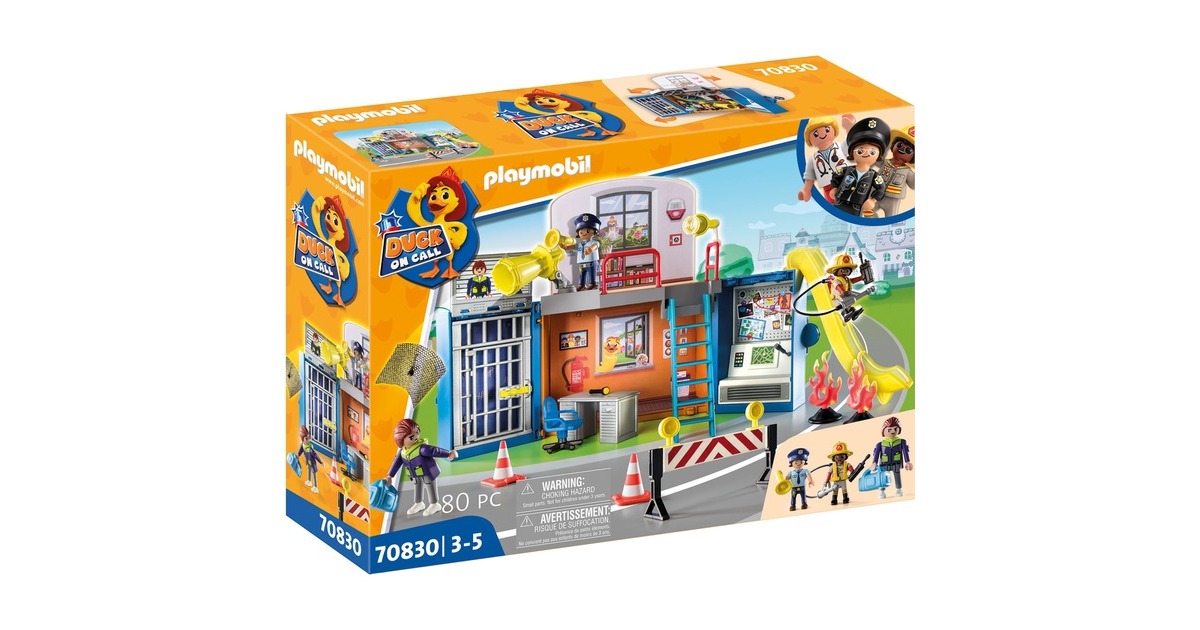 PLAYMOBIL 70830 DUCK ON CALL Mobile Einsatzzentrale, Konstruktionsspielzeug