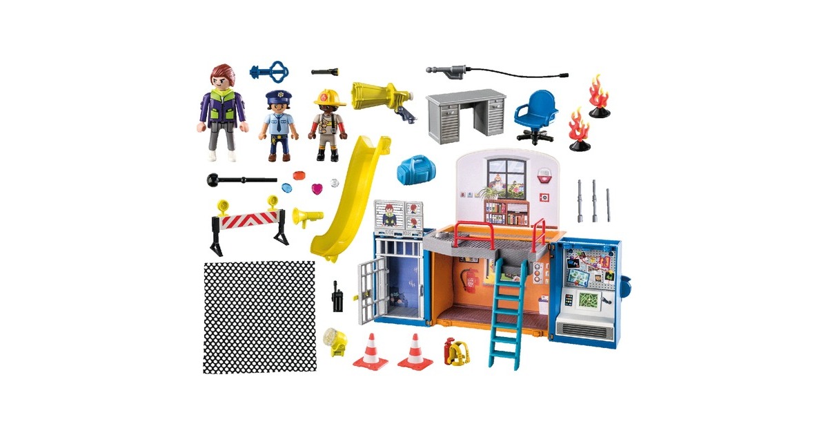 PLAYMOBIL 70830 DUCK ON CALL Mobile Einsatzzentrale, Konstruktionsspielzeug