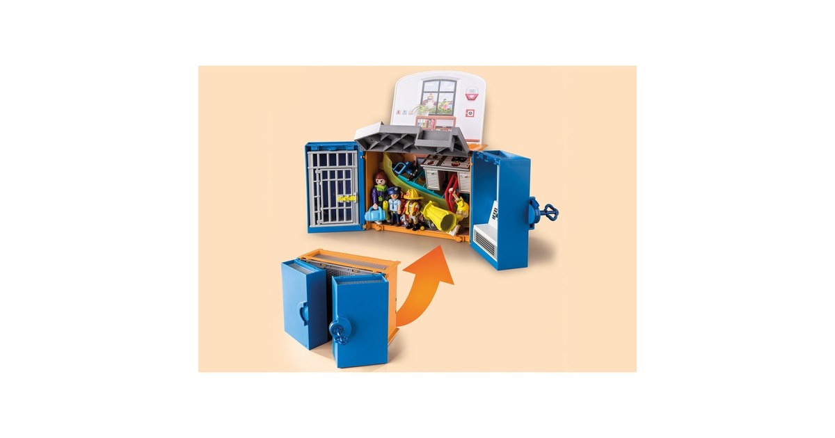 PLAYMOBIL 70830 DUCK ON CALL Mobile Einsatzzentrale, Konstruktionsspielzeug