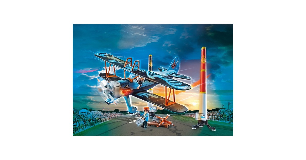 PLAYMOBIL 70831 Air Stuntshow Doppeldecker 