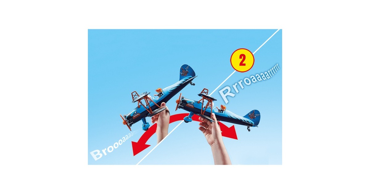 PLAYMOBIL 70831 Air Stuntshow Doppeldecker 