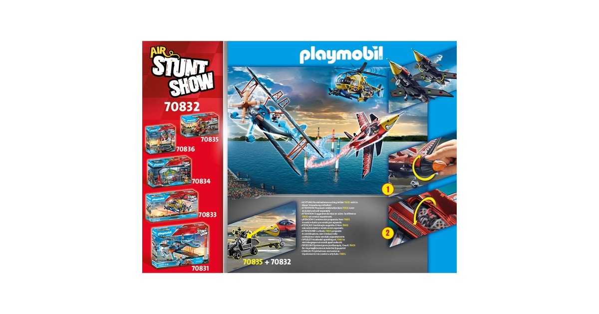 PLAYMOBIL 70832 Air Stuntshow Düsenjet 