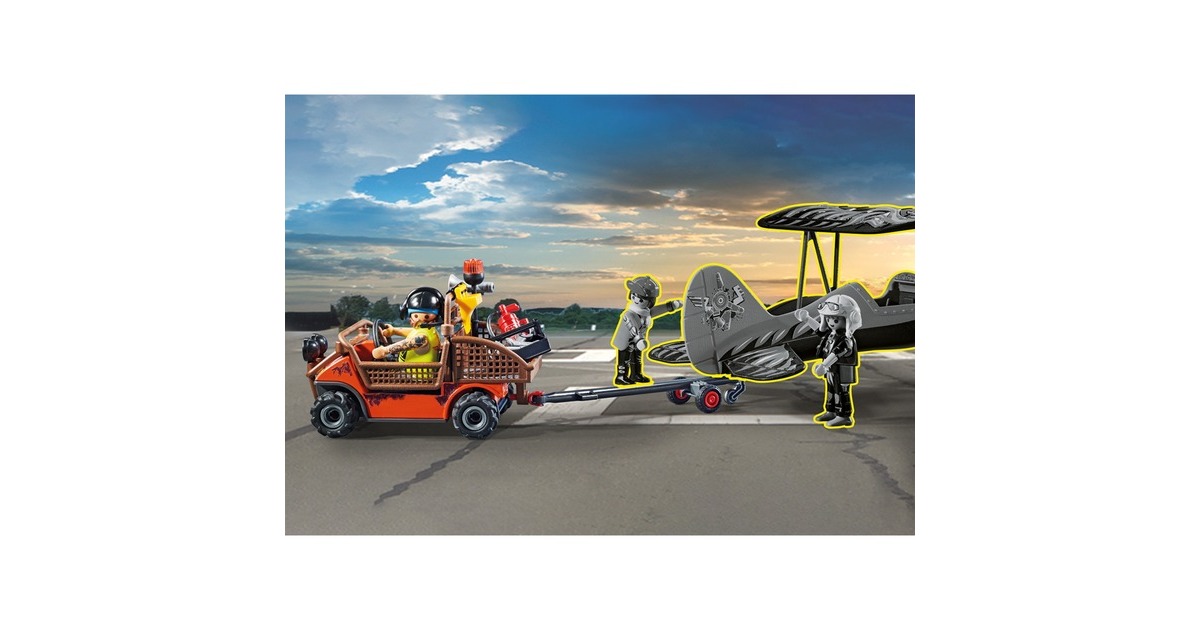PLAYMOBIL 70835 Air Stuntshow mobiler Reparaturservice, Konstruktionsspielzeug