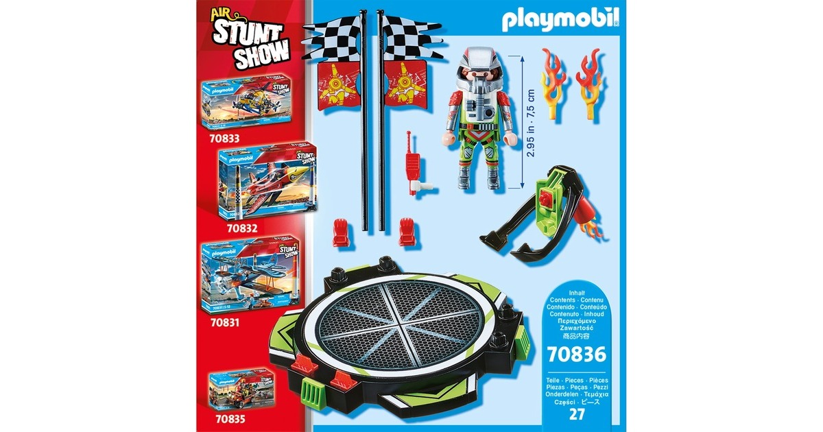 PLAYMOBIL 70836 Air Stuntshow Jetpack-Flieger, Konstruktionsspielzeug