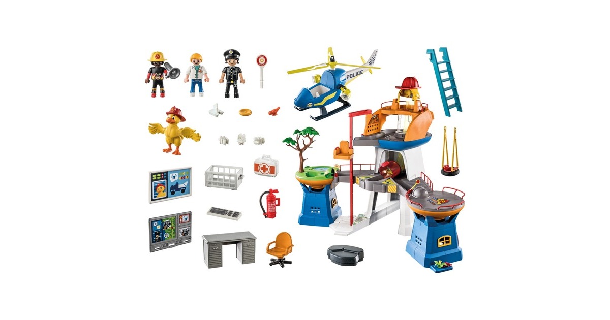 PLAYMOBIL 70910 DUCK ON CALL Das Hauptquartier, Konstruktionsspielzeug