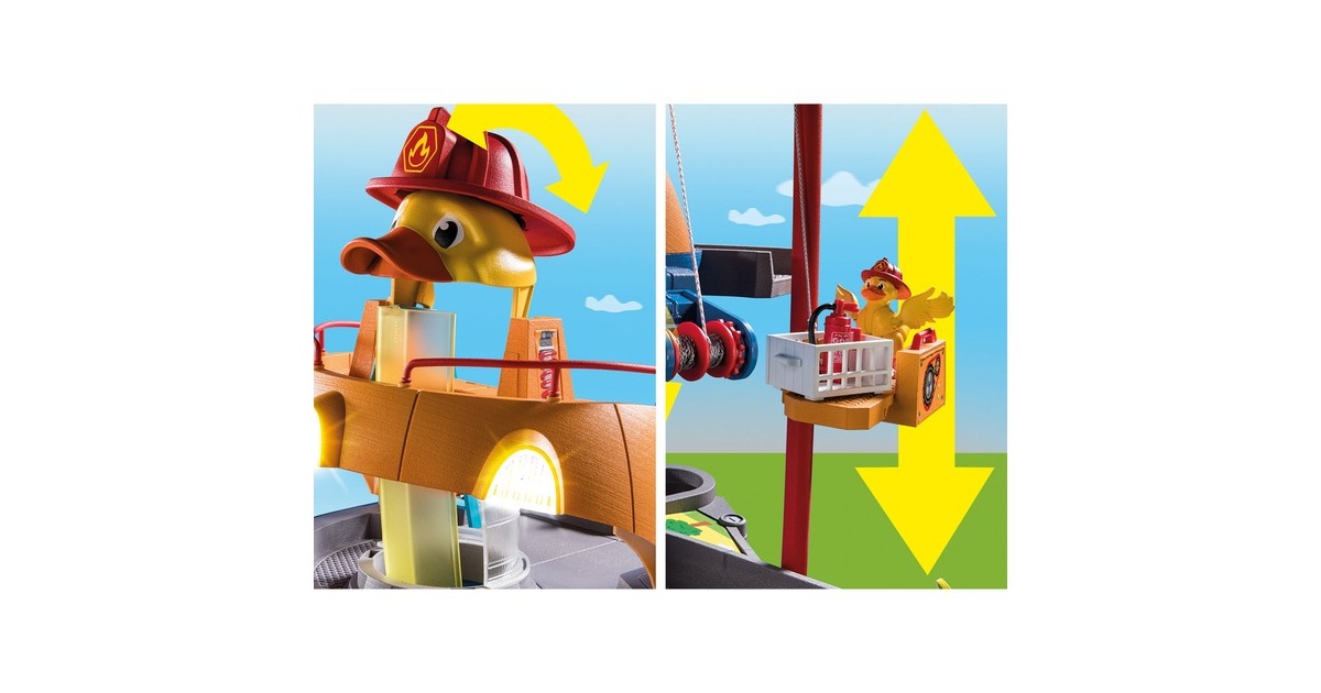 PLAYMOBIL 70910 DUCK ON CALL Das Hauptquartier, Konstruktionsspielzeug