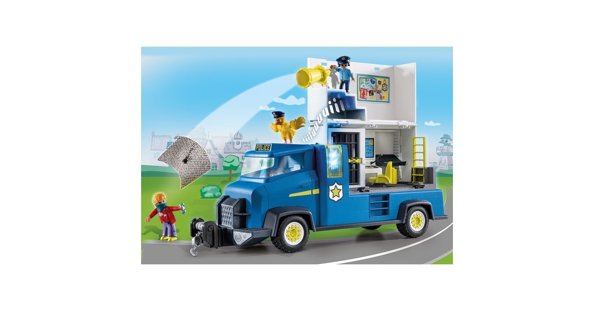 PLAYMOBIL 70912 DUCK ON CALL Polizei Truck, Konstruktionsspielzeug