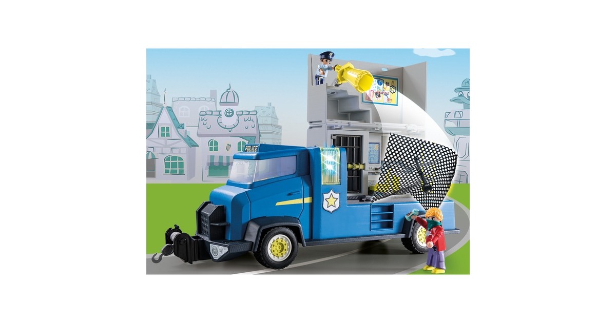 PLAYMOBIL 70912 DUCK ON CALL Polizei Truck, Konstruktionsspielzeug