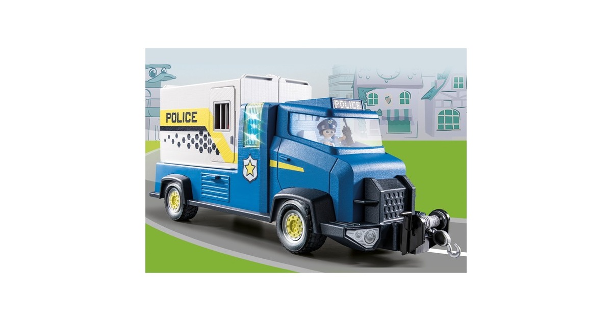 PLAYMOBIL 70912 DUCK ON CALL Polizei Truck, Konstruktionsspielzeug