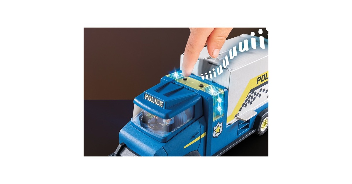 PLAYMOBIL 70912 DUCK ON CALL Polizei Truck, Konstruktionsspielzeug