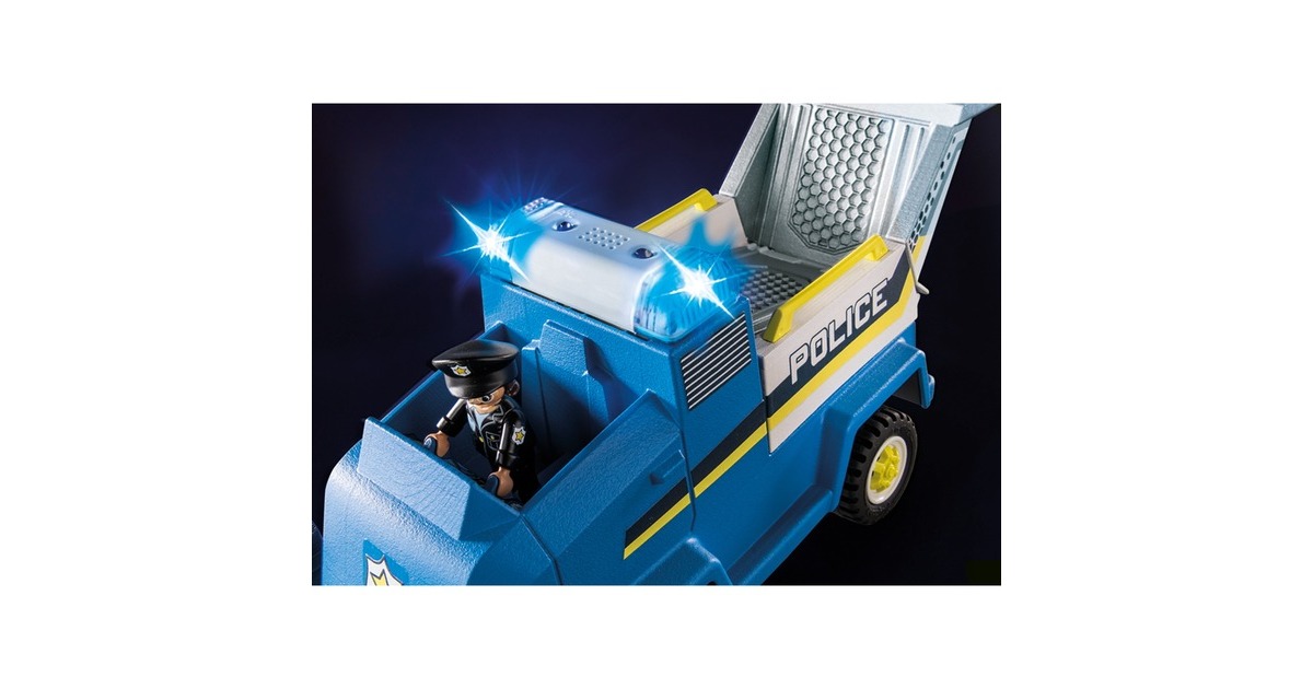 PLAYMOBIL 70915 DUCK ON CALL Polizei Einsatzfahrzeug, Konstruktionsspielzeug