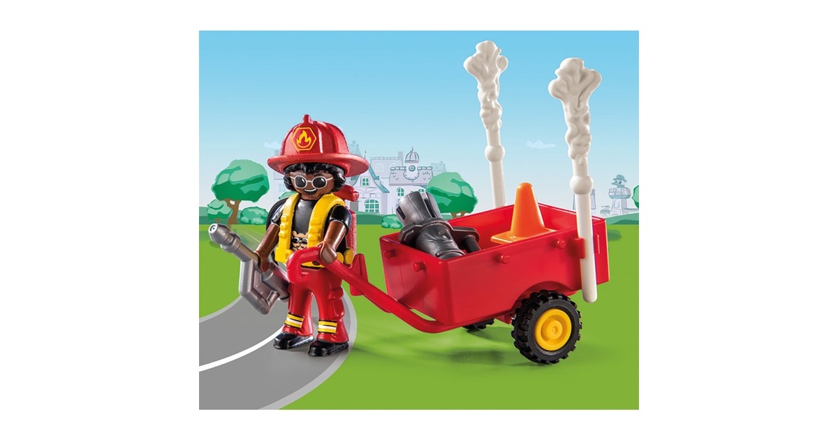 PLAYMOBIL 70917 DUCK ON CALL Feuerwehr Action. Rette die Katze!, Konstruktionsspielzeug