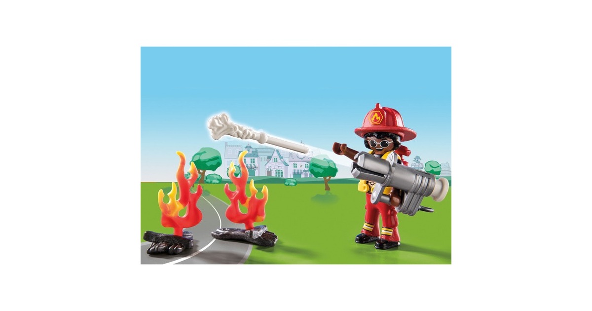 PLAYMOBIL 70917 DUCK ON CALL Feuerwehr Action. Rette die Katze!, Konstruktionsspielzeug