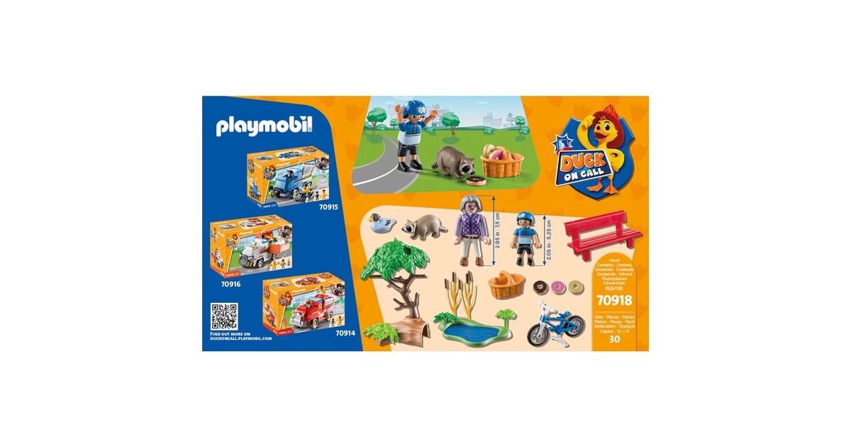 PLAYMOBIL 70918 DUCK ON CALL - Polizei Action. Fang den Dieb!, Konstruktionsspielzeug