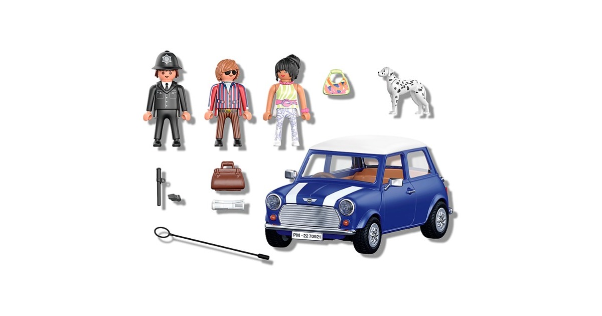 PLAYMOBIL 70921 Famous Cars Mini Cooper, Konstruktionsspielzeug