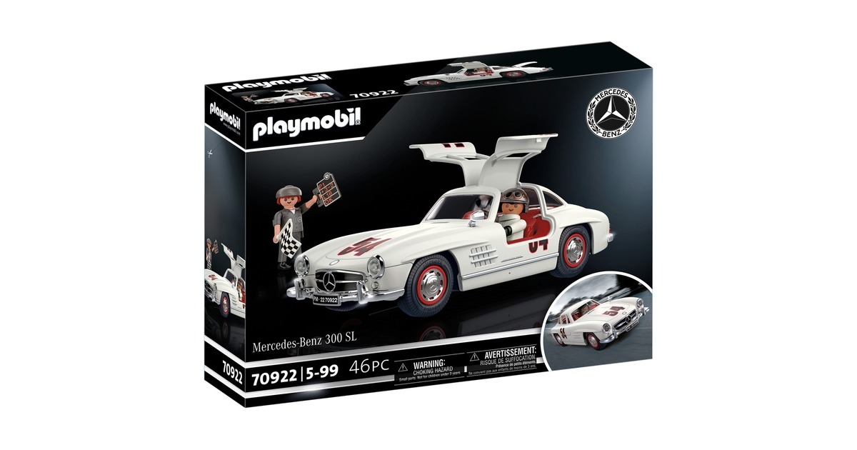 PLAYMOBIL 70922 Famous Cars Mercedes-Benz 300 SL, Konstruktionsspielzeug