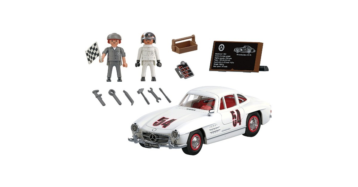 PLAYMOBIL 70922 Famous Cars Mercedes-Benz 300 SL, Konstruktionsspielzeug