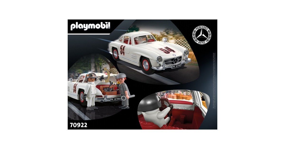 PLAYMOBIL 70922 Famous Cars Mercedes-Benz 300 SL, Konstruktionsspielzeug