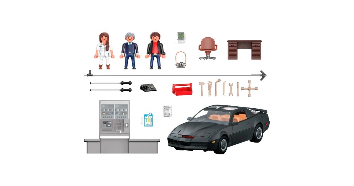 PLAYMOBIL 70924 Knight Rider K.I.T.T., Konstruktionsspielzeug