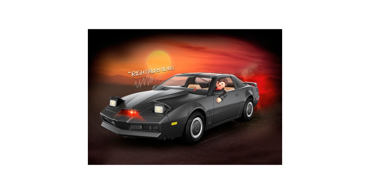 PLAYMOBIL 70924 Knight Rider K.I.T.T., Konstruktionsspielzeug