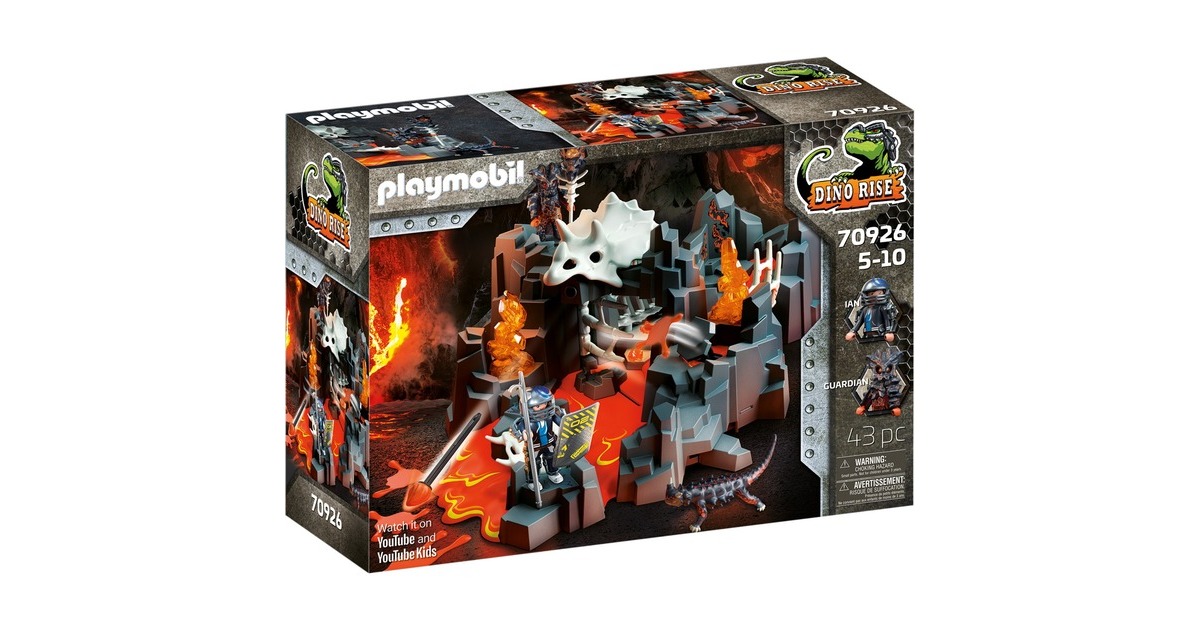 PLAYMOBIL 70926 Dino Rise Wächter der Lavaquelle, Konstruktionsspielzeug