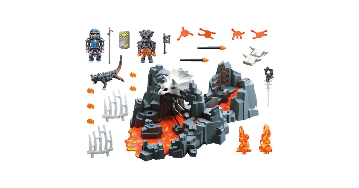 PLAYMOBIL 70926 Dino Rise Wächter der Lavaquelle, Konstruktionsspielzeug