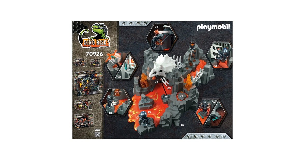 PLAYMOBIL 70926 Dino Rise Wächter der Lavaquelle, Konstruktionsspielzeug