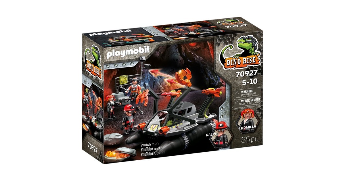 PLAYMOBIL 70927 Dino Rise Comet Corp. Abbruchbohrer, Konstruktionsspielzeug