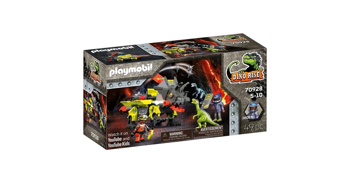 PLAYMOBIL 70928 Dino Rise Robo-Dino Kampfmaschine, Konstruktionsspielzeug