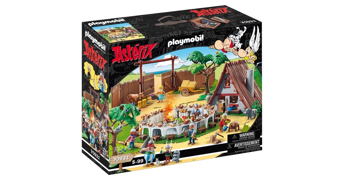 PLAYMOBIL 70931 Asterix Großes Dorffest, Konstruktionsspielzeug