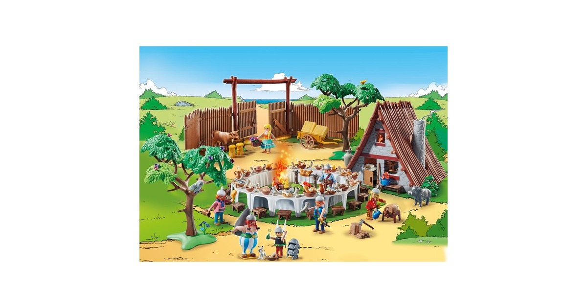 PLAYMOBIL 70931 Asterix Großes Dorffest, Konstruktionsspielzeug
