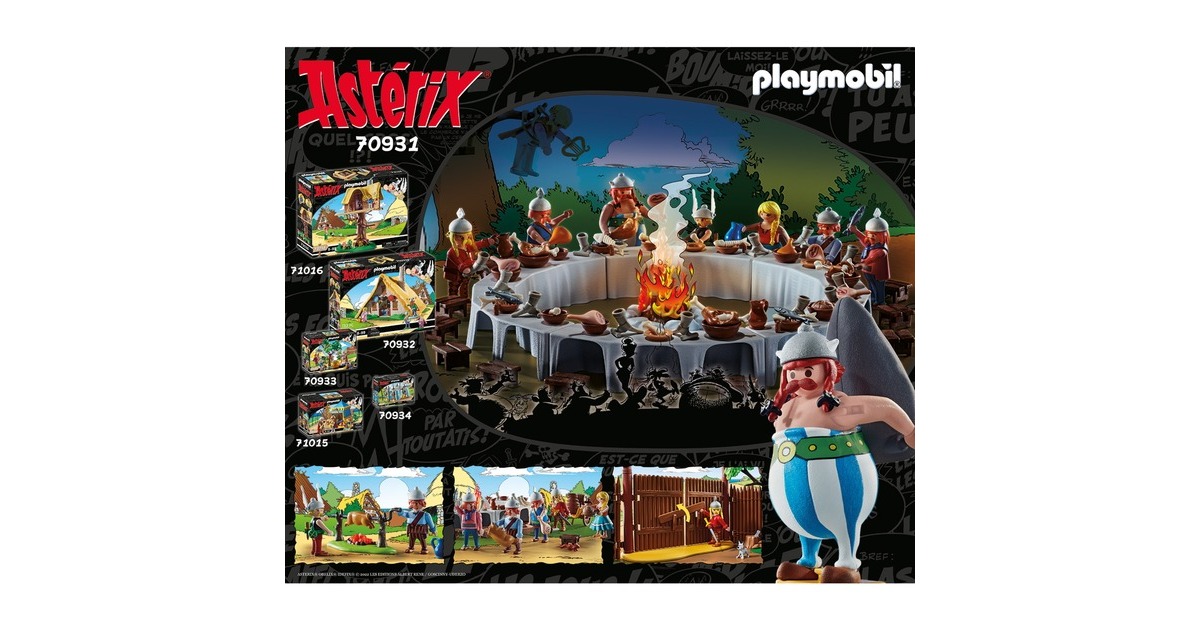 PLAYMOBIL 70931 Asterix Großes Dorffest, Konstruktionsspielzeug