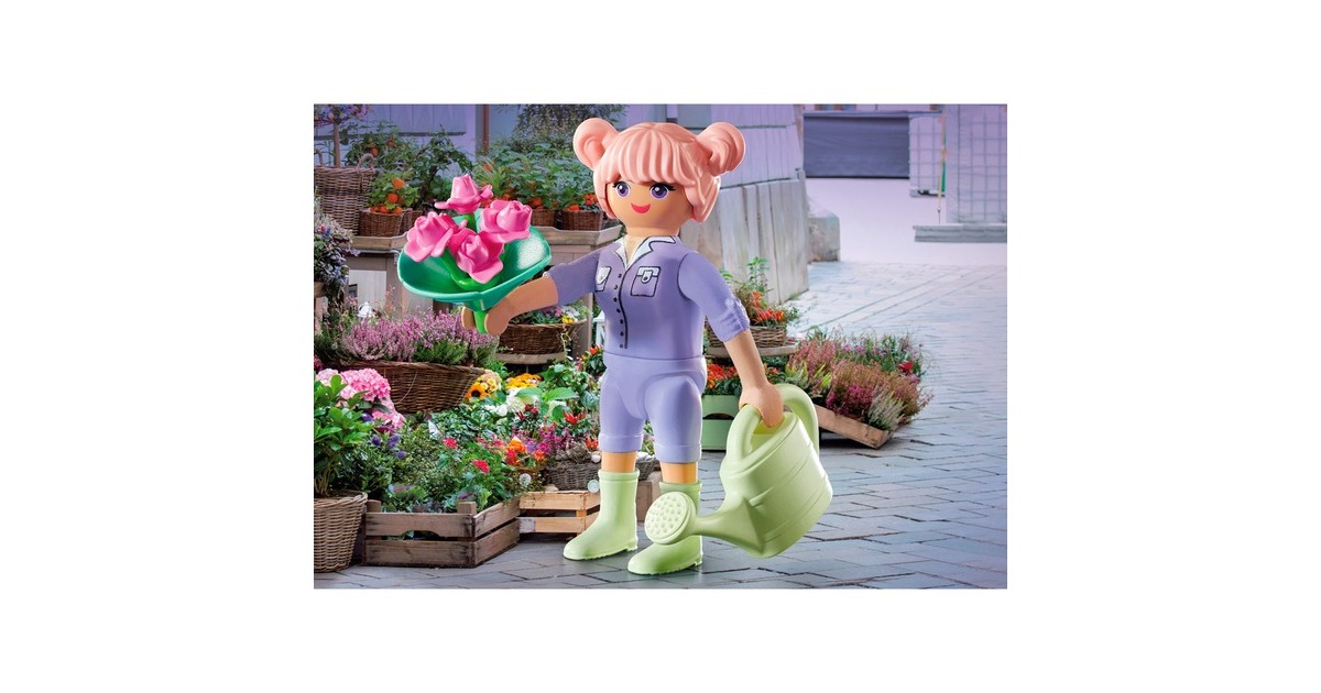 PLAYMOBIL 70974 PLAYMO-Friends Floristin, Konstruktionsspielzeug