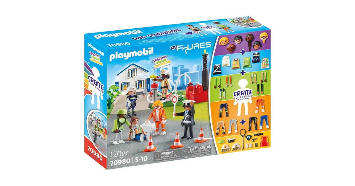 PLAYMOBIL 70980 My Figures: Rescue Mission, Konstruktionsspielzeug