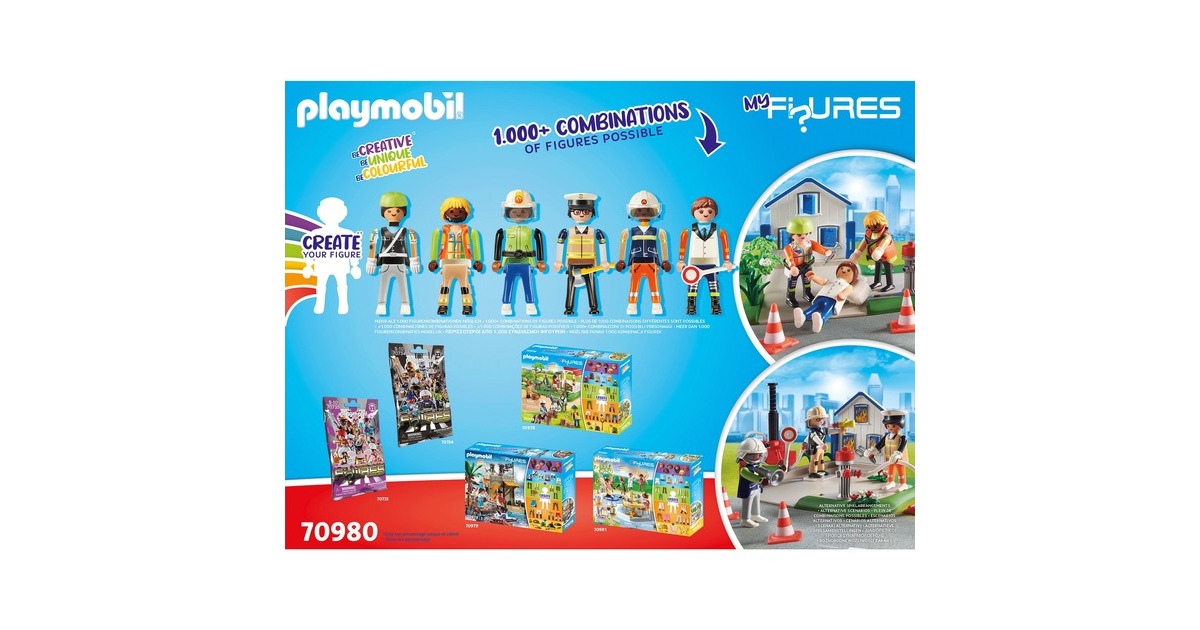 PLAYMOBIL 70980 My Figures: Rescue Mission, Konstruktionsspielzeug